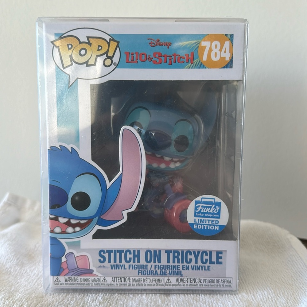 Stitch on Tricycle Funko Limited Edition Vinyl #784